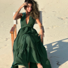 Olive Green Amalfi Dress