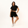 Black Comfy Chic  Knitwear Shorts