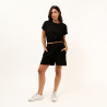 Black Melanie Knitwear Top