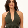Olive Green Amalfi Dress