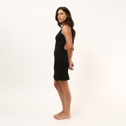 Laura Black Knitted Summer Dress