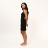 Laura Black Knitted Summer Dress