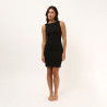 copy of Laura White Ribbed Knit Dress