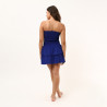 Royal Blue Lily Solid Dress