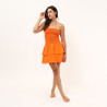 Orange Lily Solid Dress