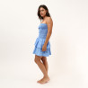 Lily Solid Dress - Baby Blue