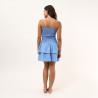 Lily Solid Dress - Baby Blue