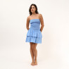 Lily Solid Dress - Baby Blue