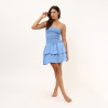 Lily Solid Dress - Baby Blue