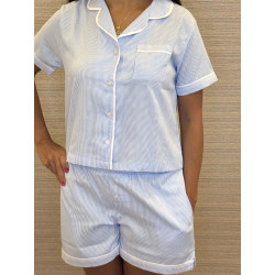 Stripped pyjama's set Short Sleeve with Shorts