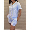 Stripped pyjama's set Short Sleeve with Shorts