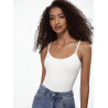 WHITE BASIC Solid Cami Top