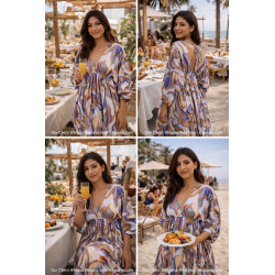 Mia Maxi Printed Long Flowy Dresses