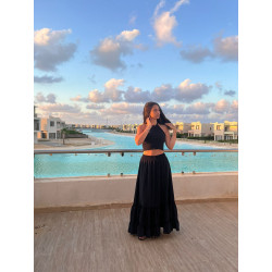 copy of copy of 2 pieces Skirt & Top Foufou Set