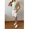 Drawstring Linen Shorts